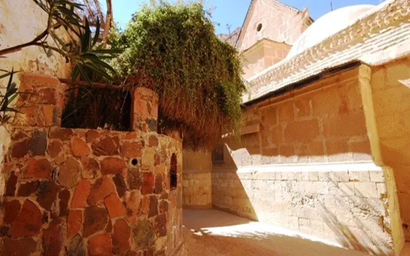 Burning Bush chapel St Catherine Monastery — traditional site of the biblical account